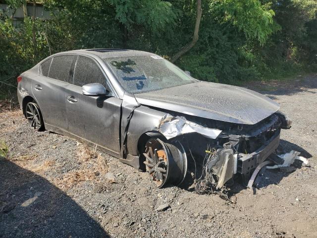 JN1EV7AR5JM433405 - 2018 INFINITI Q50 LUXE ნაცრისფერი ფოტო 4