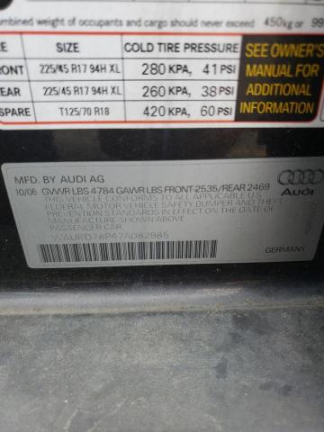 WAUKD78P47A082985 - 2007 AUDI A3 S-LINE 3.2 QUATTRO GRAY photo 14