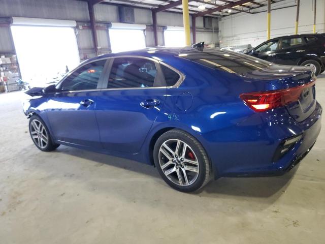 3KPF54AD2ME287679 - 2021 KIA FORTE EX BLUE photo 2