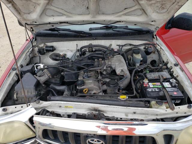 5TEGM92N22Z137511 - 2002 TOYOTA TACOMA DOUBLE CAB PRERUNNER RED photo 11
