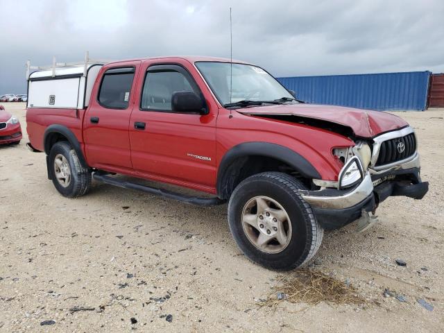 5TEGM92N22Z137511 - 2002 TOYOTA TACOMA DOUBLE CAB PRERUNNER RED photo 4