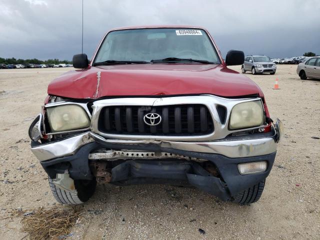 5TEGM92N22Z137511 - 2002 TOYOTA TACOMA DOUBLE CAB PRERUNNER RED photo 5