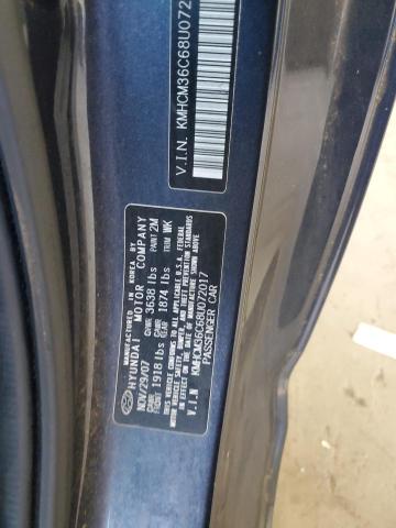 KMHCM36C68U072017 - 2008 HYUNDAI ACCENT GS GRAY photo 13