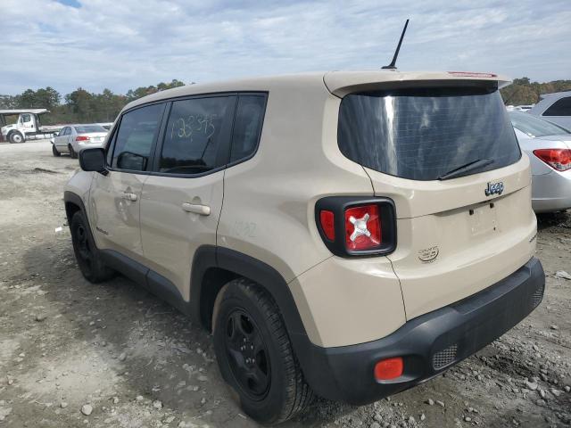 ZACCJAAT5GPE21080 - 2016 JEEP RENEGADE SPORT CREAM photo 3