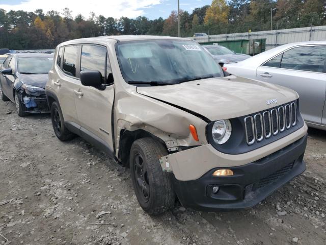 ZACCJAAT5GPE21080 - 2016 JEEP RENEGADE SPORT CREAM photo 9