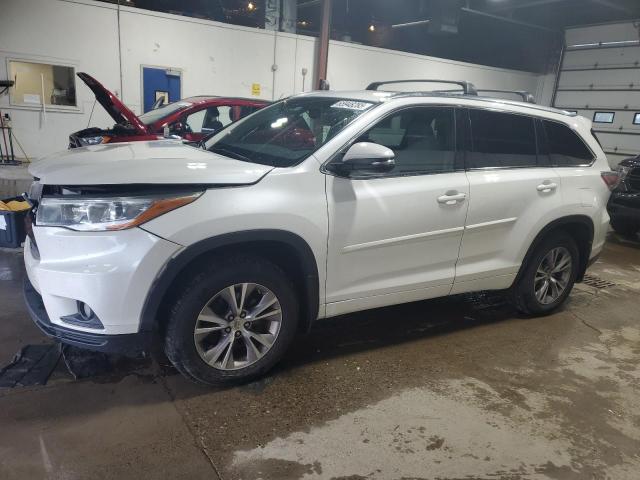 5TDJKRFH0FS145304 - 2015 TOYOTA HIGHLANDER XLE 白色 照片 1