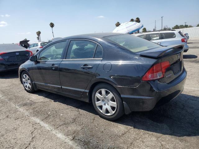 1HGFA15596L117991 - 2006 HONDA CIVIC LX BLACK photo 2