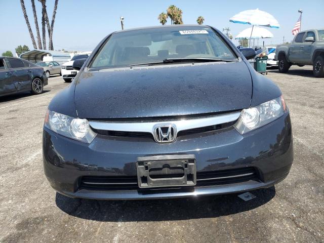 1HGFA15596L117991 - 2006 HONDA CIVIC LX BLACK photo 5
