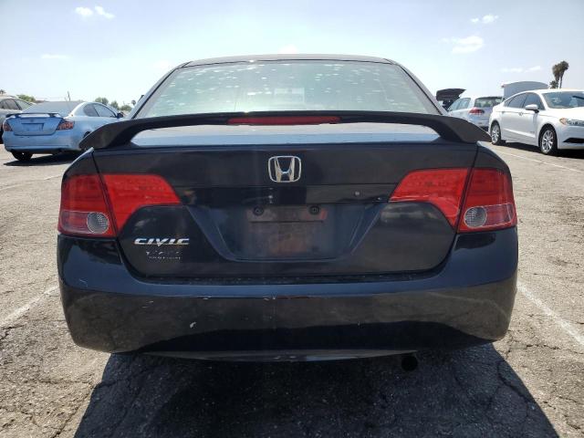 1HGFA15596L117991 - 2006 HONDA CIVIC LX BLACK photo 6