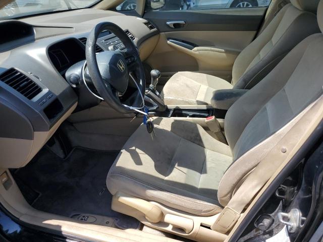 1HGFA15596L117991 - 2006 HONDA CIVIC LX BLACK photo 7