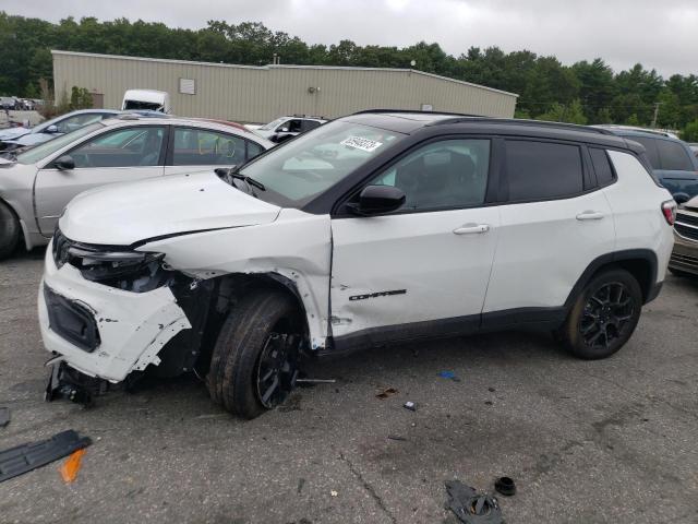 3C4NJDBB5NT232158 - 2022 JEEP COMPASS LATITUDE WHITE photo 1