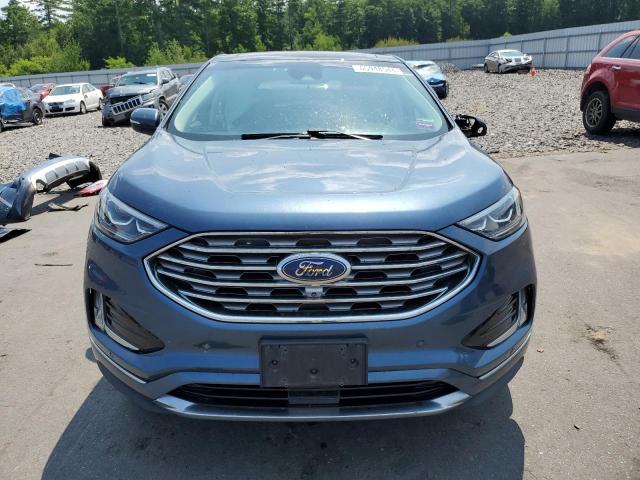 2FMPK4K92KBB72720 - 2019 FORD EDGE TITANIUM BLUE photo 5