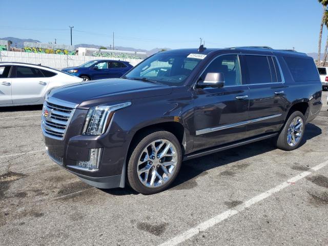 1GYS4KKJ9JR308645 - 2018 CADILLAC ESCALADE ESV PLATINUM GRAY photo 1