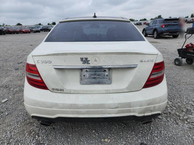 WDDGF8BB2CA689411 - 2012 MERCEDES-BENZ C 300 4MATIC WHITE photo 6