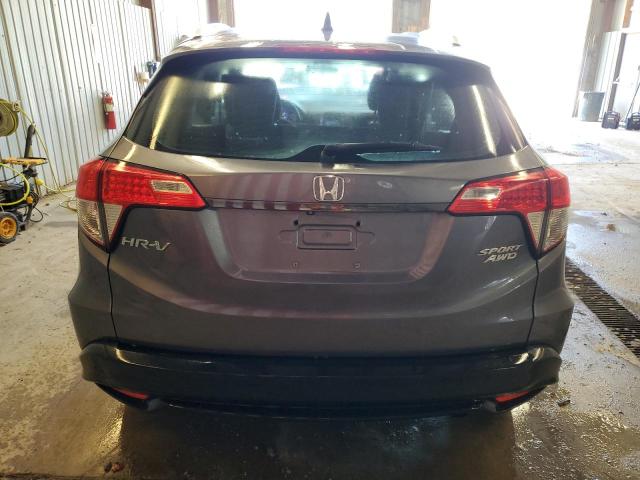 3CZRU6H15KG714131 - 2019 HONDA HR-V SPORT GRAY photo 6