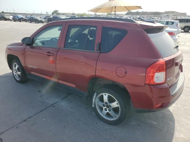 1C4NJDEB3DD236225 - 2013 JEEP COMPASS LATITUDE BURGUNDY photo 2