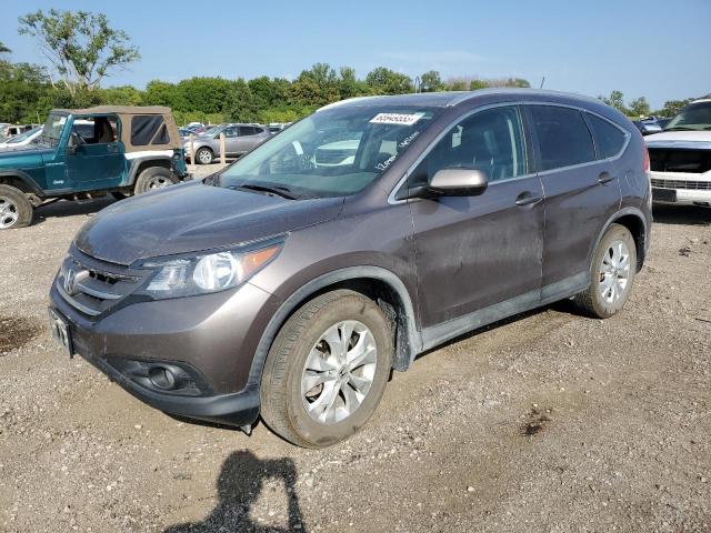 5J6RM4H79DL054822 - 2013 HONDA CR-V EXL GRAY photo 1