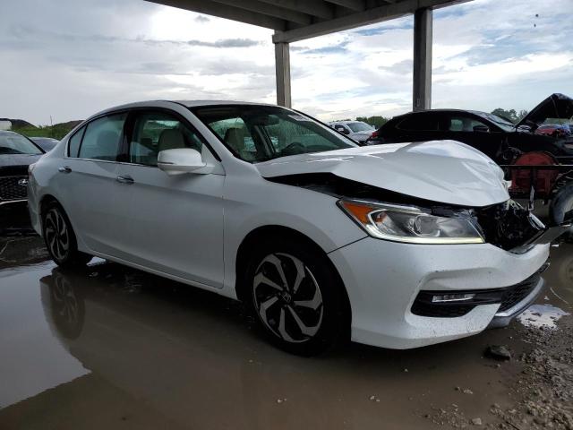 1HGCR2F81HA127391 - 2017 HONDA ACCORD EXL WHITE photo 4