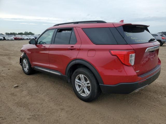 1FMSK8DH6LGC88504 - 2020 FORD EXPLORER XLT أحمر صورة 2