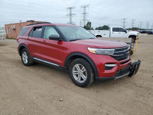 1FMSK8DH6LGC88504 - 2020 FORD EXPLORER XLT أحمر صورة 4