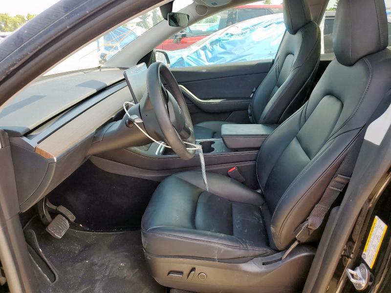 5YJYGDEE9MF210890 - 2021 TESLA MODEL Y BLACK photo 7