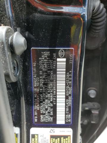 4T1FZ1AK8RU094006 - 2024 TOYOTA CAMRY XLE BLACK photo 12