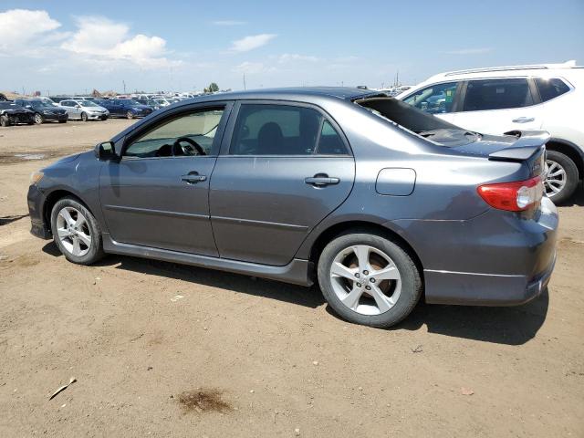 2T1BU4EE9BC683236 - 2011 TOYOTA COROLLA BASE GRAY photo 2