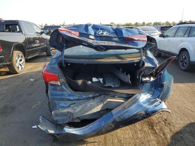 KMHDH4AE5GU584454 - 2016 HYUNDAI ELANTRA SE BLUE photo 6