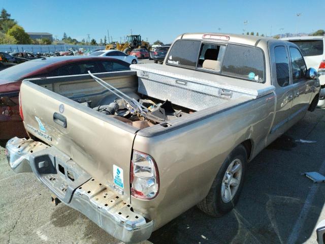 5TBRT34165S463728 - 2005 TOYOTA TUNDRA ACCESS CAB SR5 BEIGE photo 3