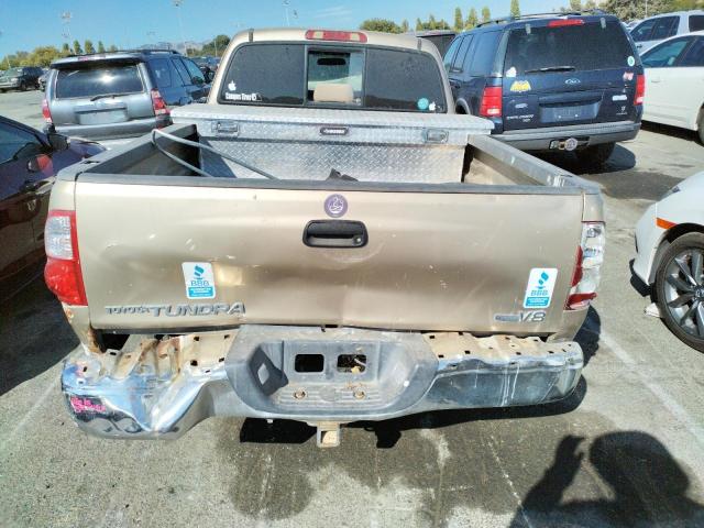 5TBRT34165S463728 - 2005 TOYOTA TUNDRA ACCESS CAB SR5 BEIGE photo 6