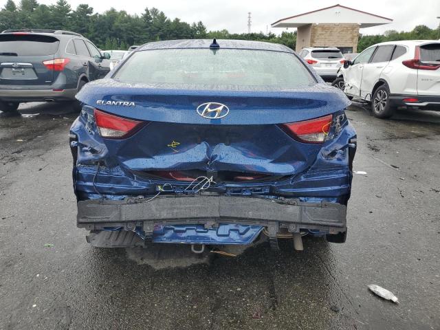 5NPDH4AE5GH672323 - 2016 HYUNDAI ELANTRA SE BLUE photo 6