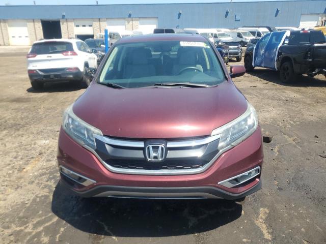 2HKRM4H5XFH703829 - 2015 HONDA CR-V EX BURGUNDY photo 5