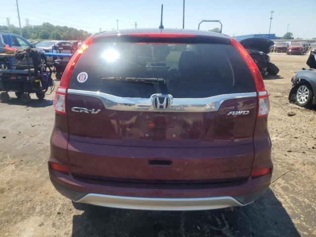 2HKRM4H5XFH703829 - 2015 HONDA CR-V EX BURGUNDY photo 6