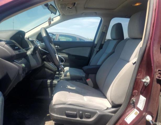 2HKRM4H5XFH703829 - 2015 HONDA CR-V EX BURGUNDY photo 7