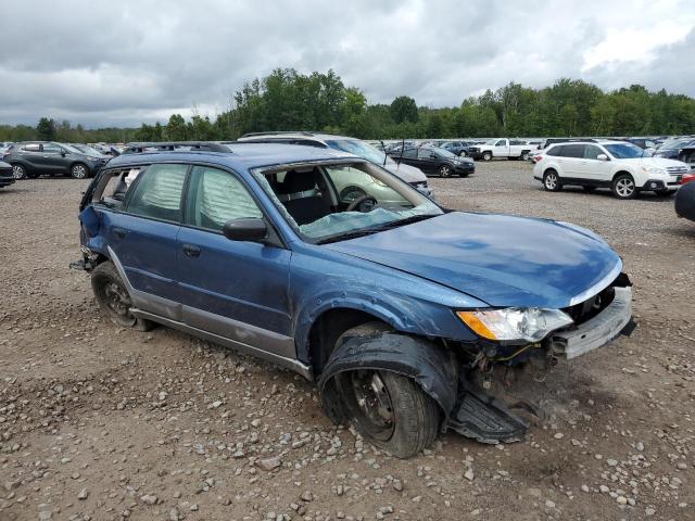 4S4BP60C087357615 - 2008 SUBARU OUTBACK BLUE photo 4