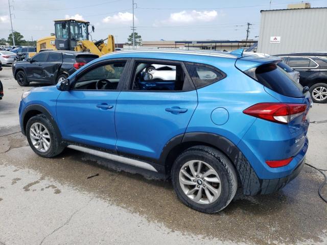 KM8J33A43JU663230 - 2018 HYUNDAI TUCSON SEL BLUE photo 2