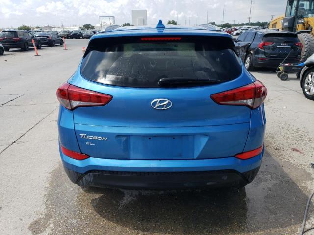 KM8J33A43JU663230 - 2018 HYUNDAI TUCSON SEL BLUE photo 6