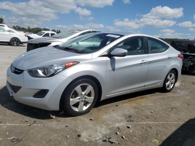 5NPDH4AE4DH318966 - 2013 HYUNDAI ELANTRA GLS SILVER photo 1