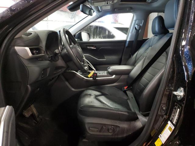 5TDGZRBHXNS181382 - 2022 TOYOTA HIGHLANDER XLE Qara foto 7