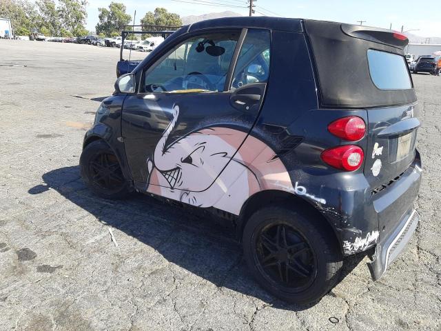 WMEEK3BA9DK693525 - 2013 SMART FORTWO PASSION BLACK photo 2