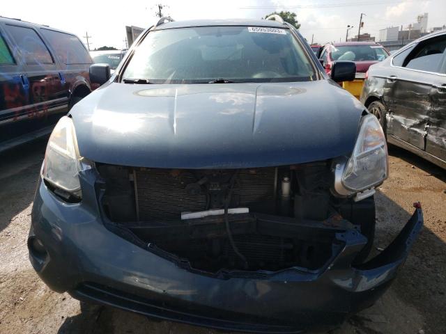 JN8AS5MV1DW620493 - 2013 NISSAN ROGUE S BLUE photo 5