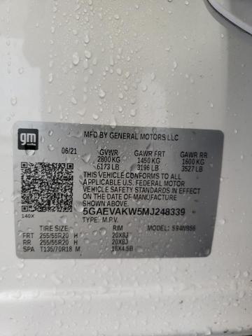 5GAEVAKW5MJ248339 - 2021 BUICK ENCLAVE ESSENCE Ağ foto 14