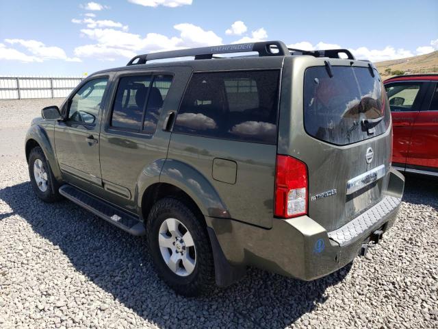 5N1AR18WX5C762018 - 2005 NISSAN PATHFINDER LE GREEN photo 2