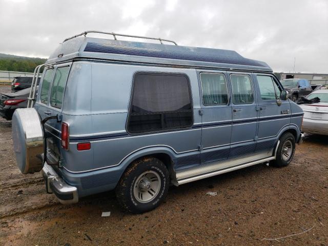 2B6HB21Y0LK720032 - 1990 DODGE RAM VAN B250 BLUE photo 3