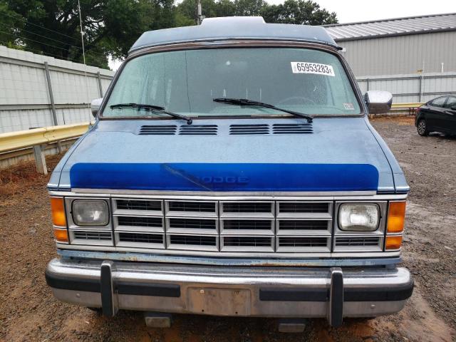 2B6HB21Y0LK720032 - 1990 DODGE RAM VAN B250 BLUE photo 5