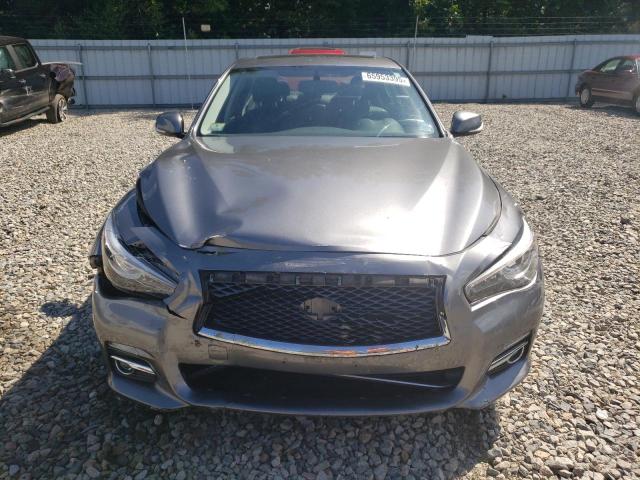 JN1BV7AR6FM403372 - 2015 INFINITI Q50 BASE GRAY photo 5