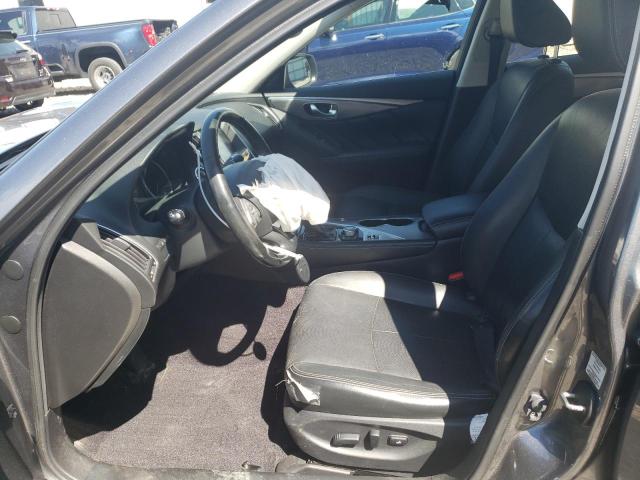 JN1BV7AR6FM403372 - 2015 INFINITI Q50 BASE GRAY photo 7