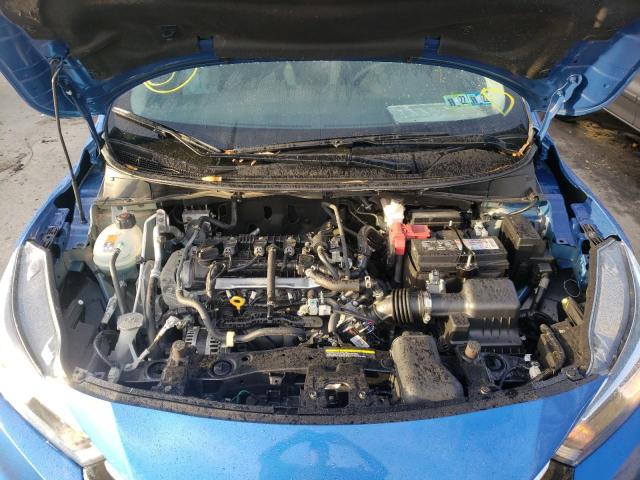 3N1CN8EV9LL815924 - 2020 NISSAN VERSA SV BLUE photo 7