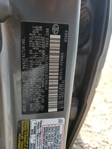 4T1BA32K15U067157 - 2005 TOYOTA CAMRY SE GRAY photo 12