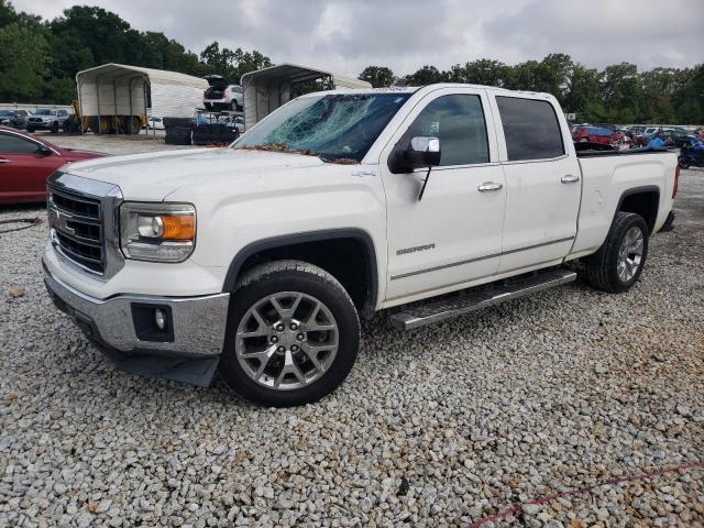 3GTU2VEC4EG489338 - 2014 GMC SIERRA K1500 SLT WHITE photo 1